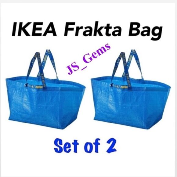 New IKEA Utility Oversized Tote Tarp Bags - Picture 1 of 15